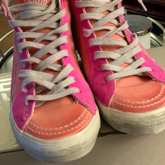 ✨SOLD✨NIB GOLDEN GOOSE HIGHLIGHTER PINK SLIDE 38/8 - Picture 4 of 8